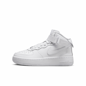 Nike Air Force 1 Mid EasyOn kinderschoenen - Wit